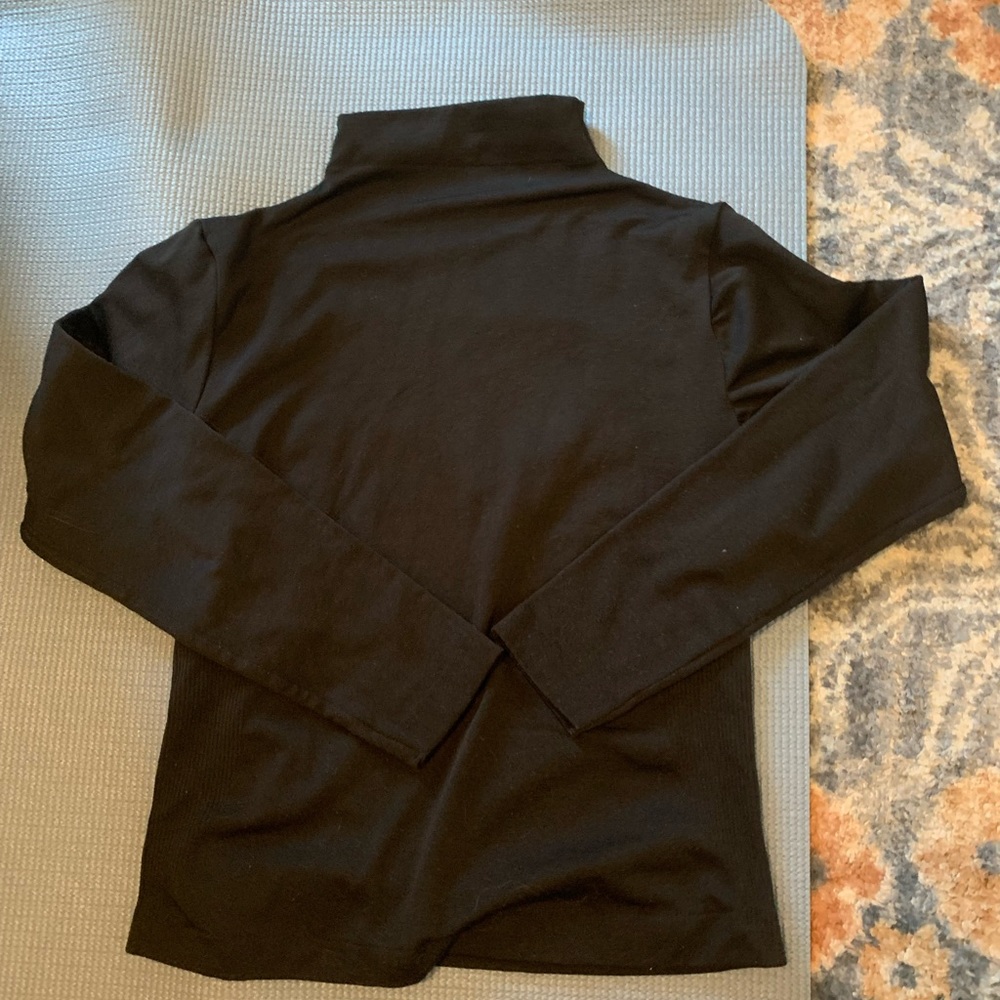 black turtle neck
